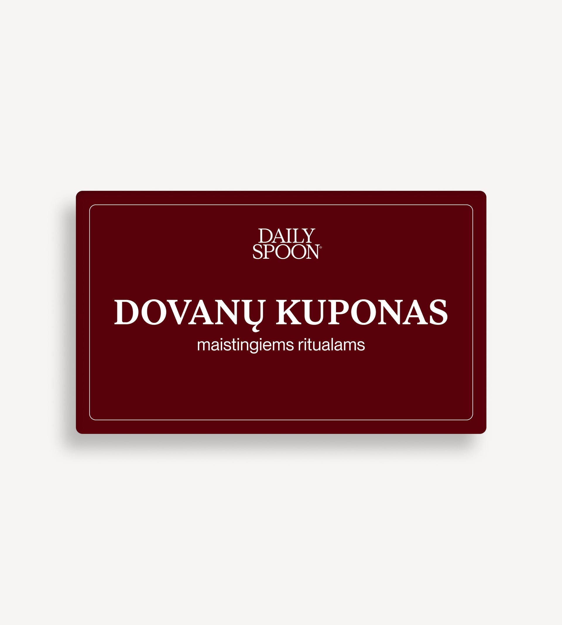 Prenumeratos dovanų kortelė